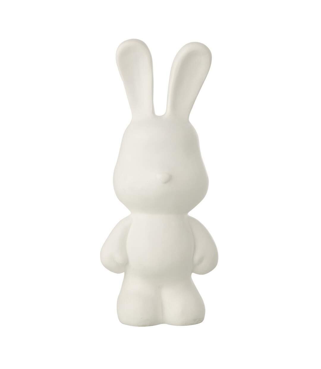 Statuette Lapin en Résine Eddy 49cm Blanc-1