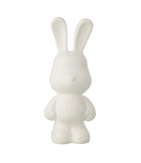 Statuette Lapin en Résine Eddy 49cm Blanc