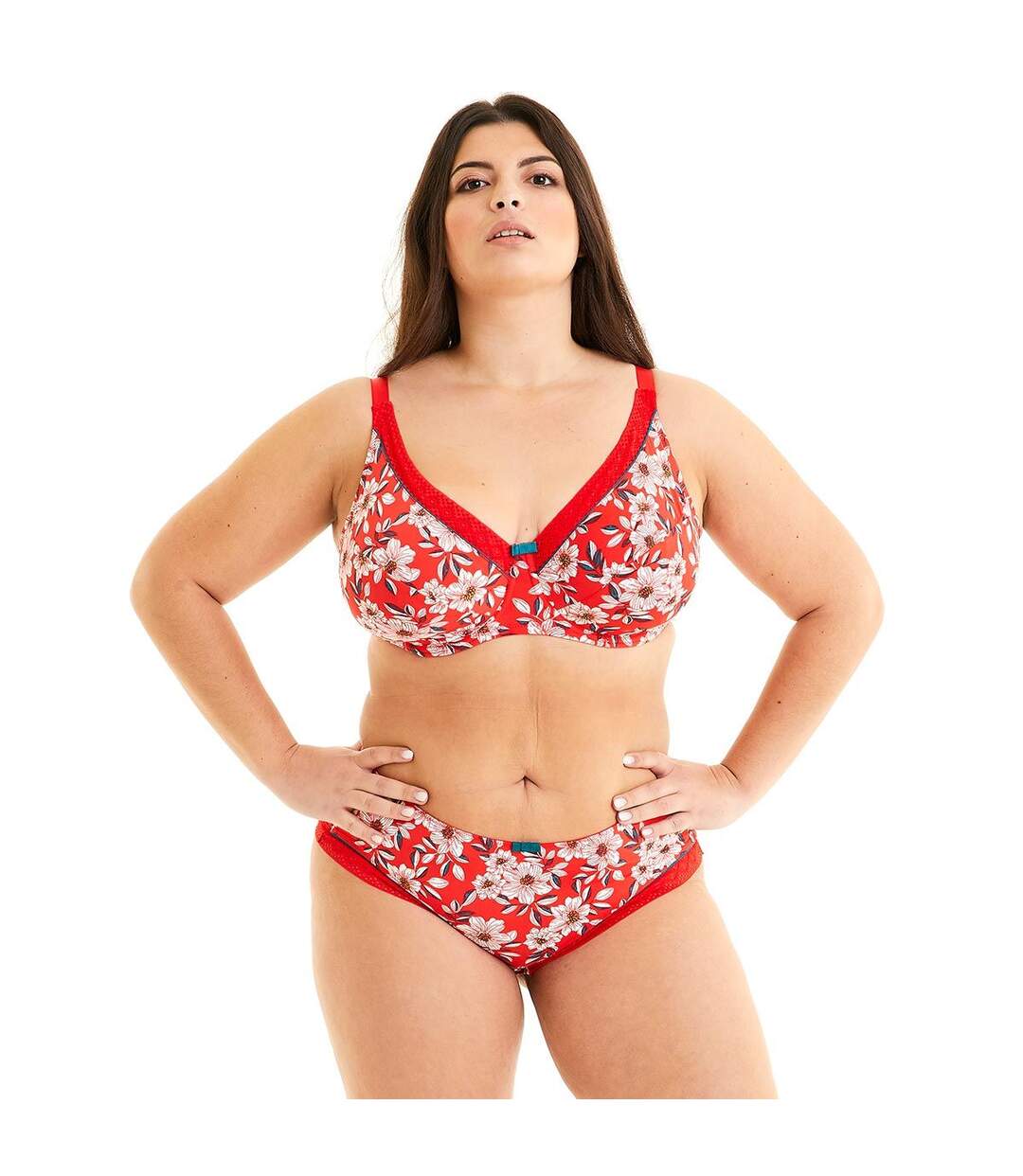 Soutien-gorge grand maintien rouge Incendie