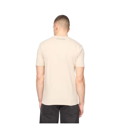 Mens wenfore t-shirt light stone Crosshatch