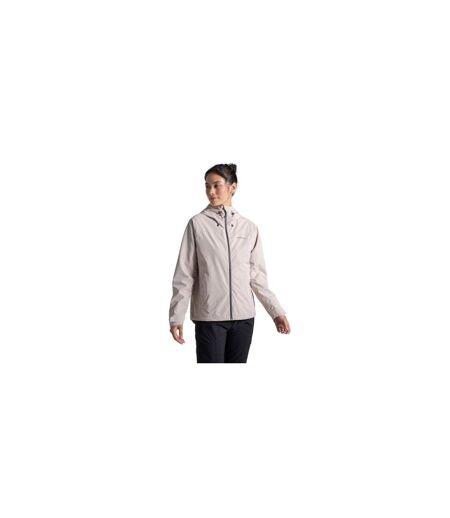 Womens/ladies Zohra Waterproof Jacket Soft Mushroom Craghoppers