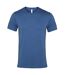 Canvas Unisex Jersey Crew Neck Short Sleeve T-Shirt (Steel Blue) - UTBC163