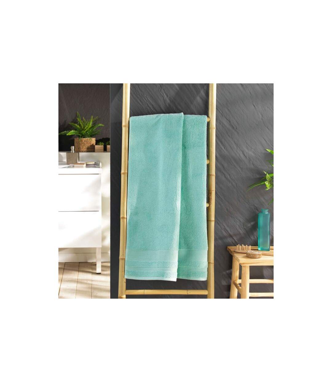 Drap de Douche Tendresse 70x130cm Céladon-4