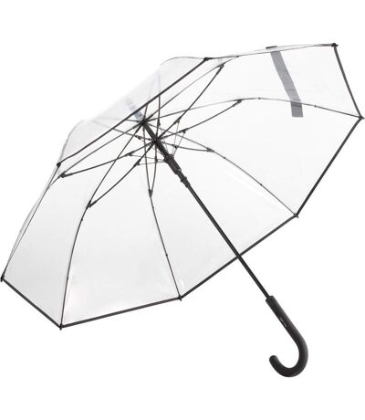 Parapluie canne transparent - FP7112 - bord noir