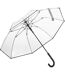 Parapluie canne transparent - FP7112 - bord noir