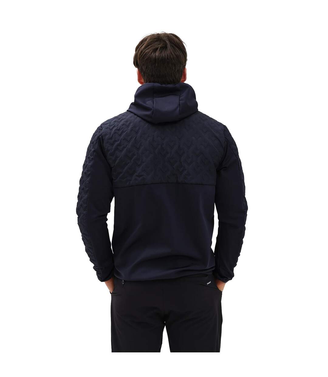 Mens evolution-tech hooded padded jacket french navy Stuburt