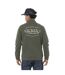 Sweat homme col montant en molleton avec print devant & dos Vondutch-2
