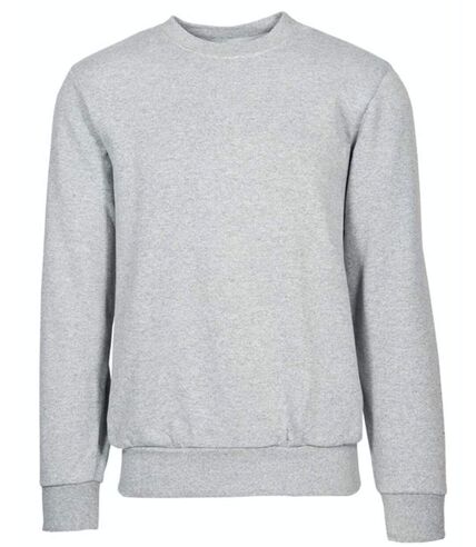 Sweat col rond - Homme - IT465 - gris ash