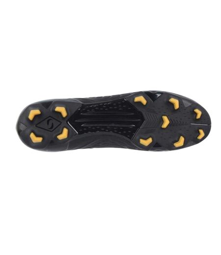 Chaussures De Foot Pour Terrain Ferme Motif/style Hexagone Blizzard Homme Noir Jaune Or Sondico