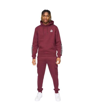 Mens Sleevely Fleece Hoodie Burgundy Kings Will Dream