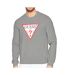 Sweat Gris Homme Guess Triangle Logo