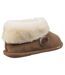 Cotswold Womens/Ladies Wotton Sheepskin Soft Leather Booties (Chestnut) - UTFS4940