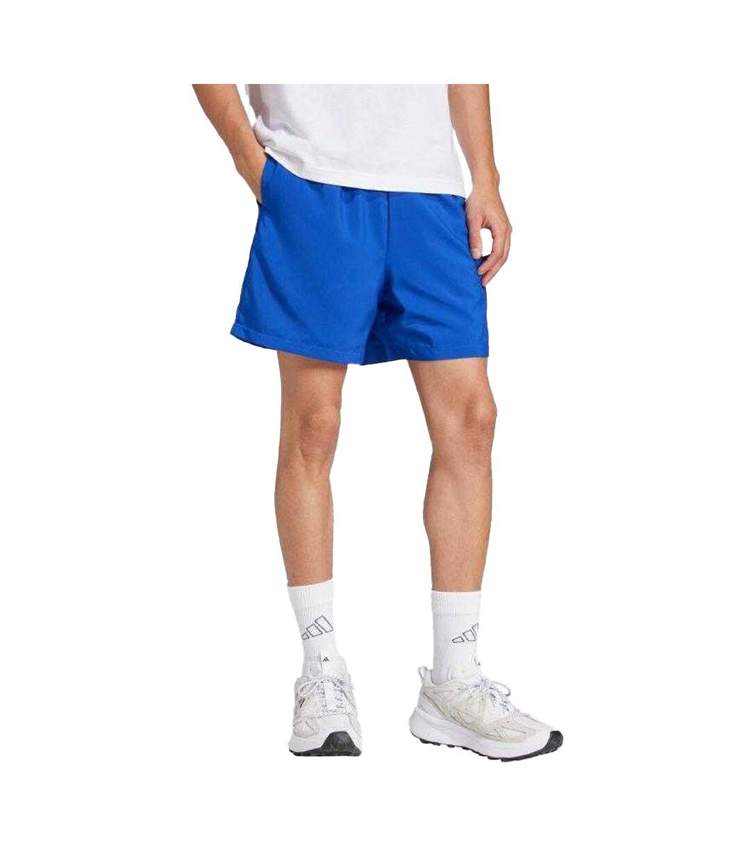 Short Style Petit Logo Essentials Homme Bleu Adidas-3
