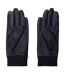 Mens Lambs Leather Gloves Dark Blue Boss-2
