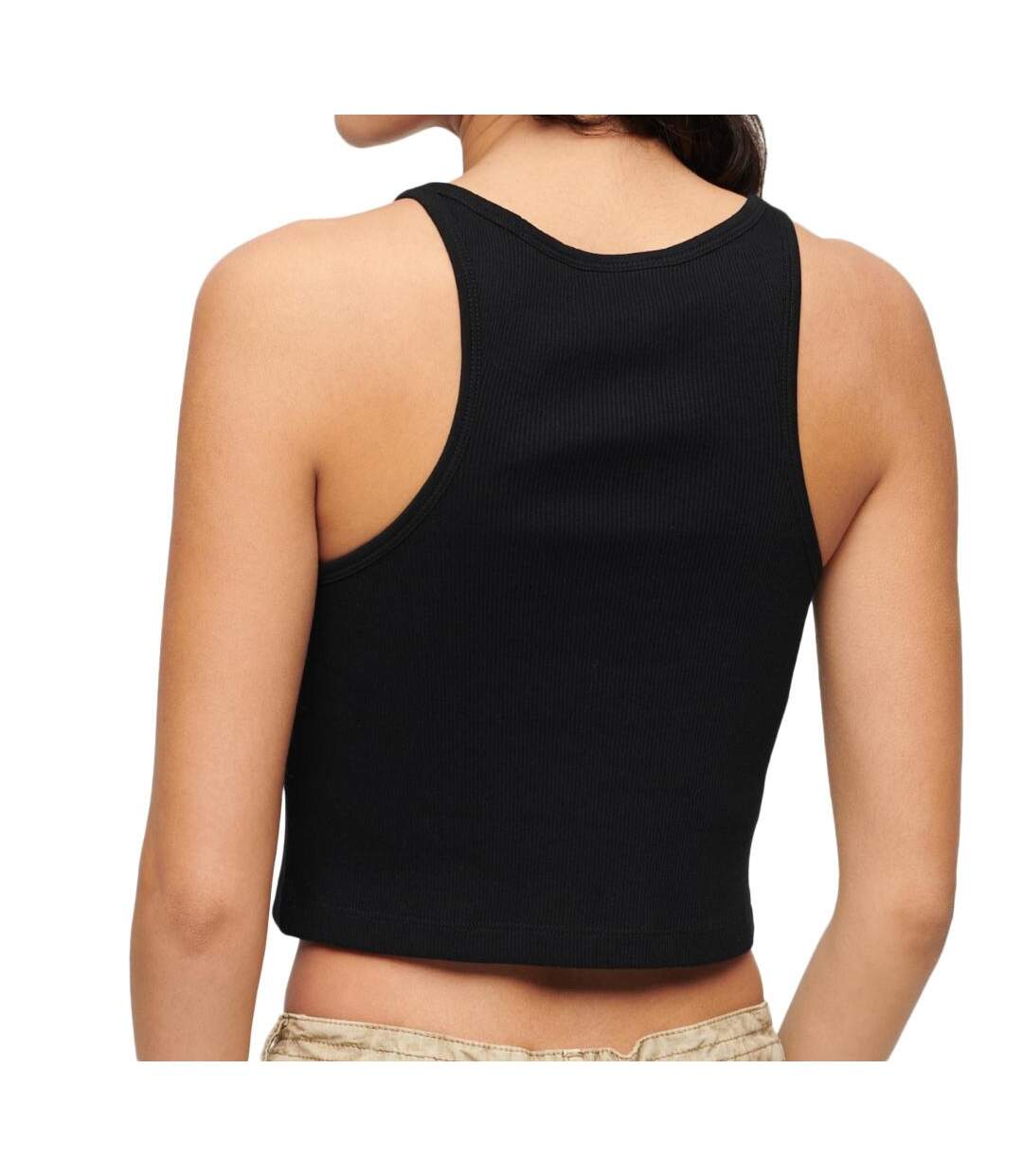 Débardeur noir femme superdry racer - l/xl-2