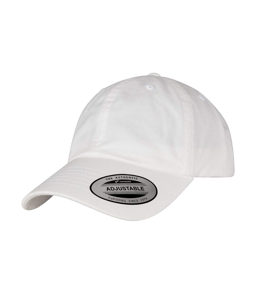 Casquette ecowash dad adulte blanc Flexfit-1