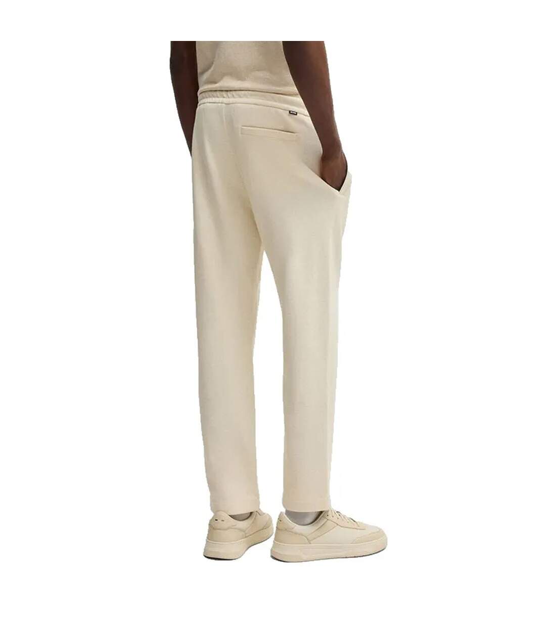 Mens Locsin Sweatpants White Blend Boss-4