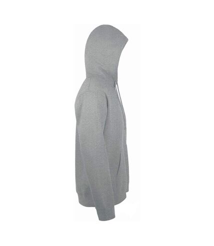 SOLS Snake Unisex Hooded Sweatshirt / Hoodie (Gray Marl) - UTPC382