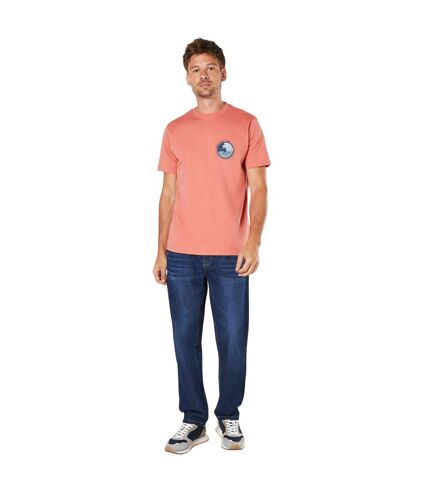 T-shirt east coast surf homme orange Maine