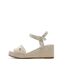 Sandales à talons beige femme tommy hilfiger wedgeee-1