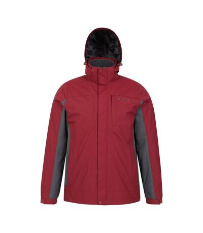 Mens Thunderstorm 3 In 1 Waterproof Jacket Red Mountain Warehouse