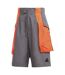 Short À Poches Motif/style Logo Homme Gris Adidas-1