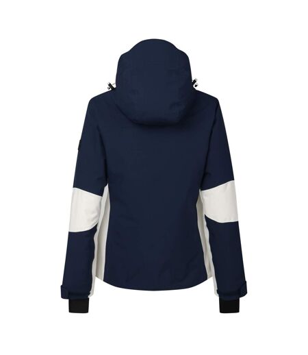 Womens/ladies Lumi Stretch Ski Jacket Navy Egret Dare 2B