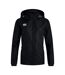Womens/ladies Club Vaposhield Full Zip Waterproof Jacket Black Canterbury-2