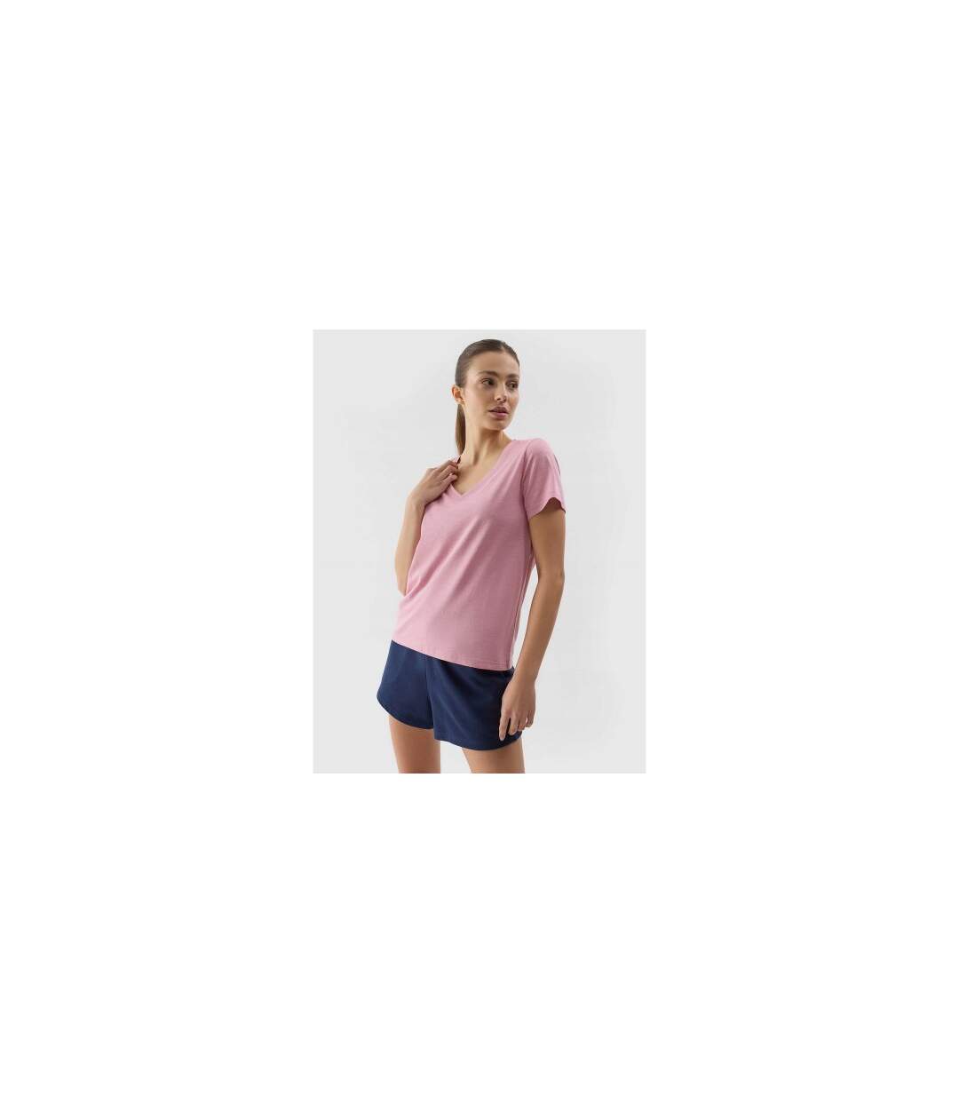 T-shirt Femme Rose 4F-1