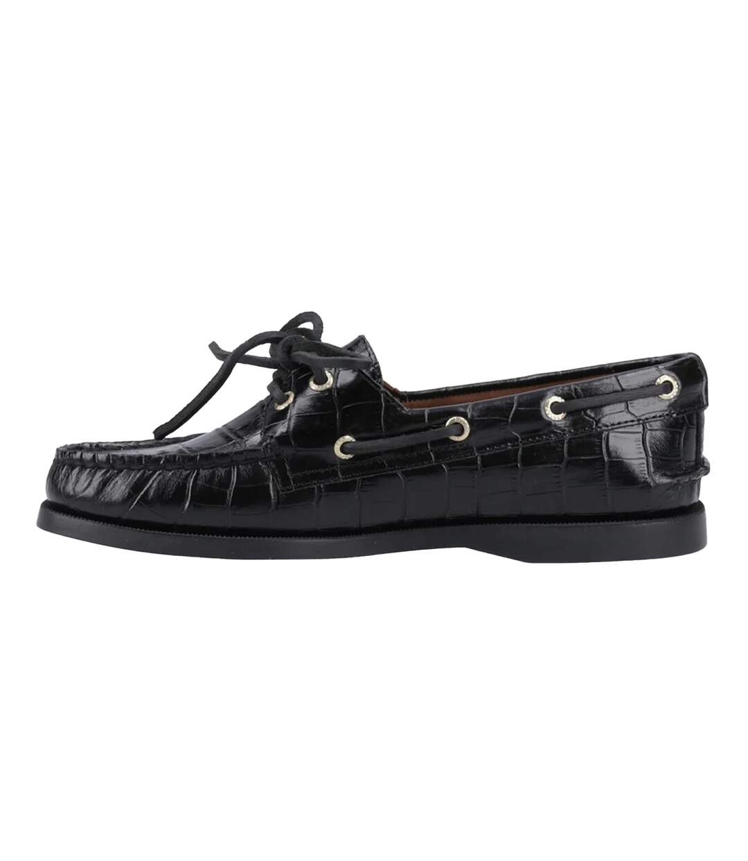 Chaussures Bateau Authentic Femme Noir Sperry-3