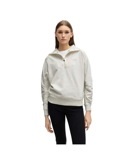 Womens/ladies c_ehybra hybrid regular sweatshirt white Boss