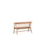 Banc de Jardin en Teck Split 132cm Naturel-5