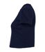 Haut court femme bleu marine uni Bella + Canvas