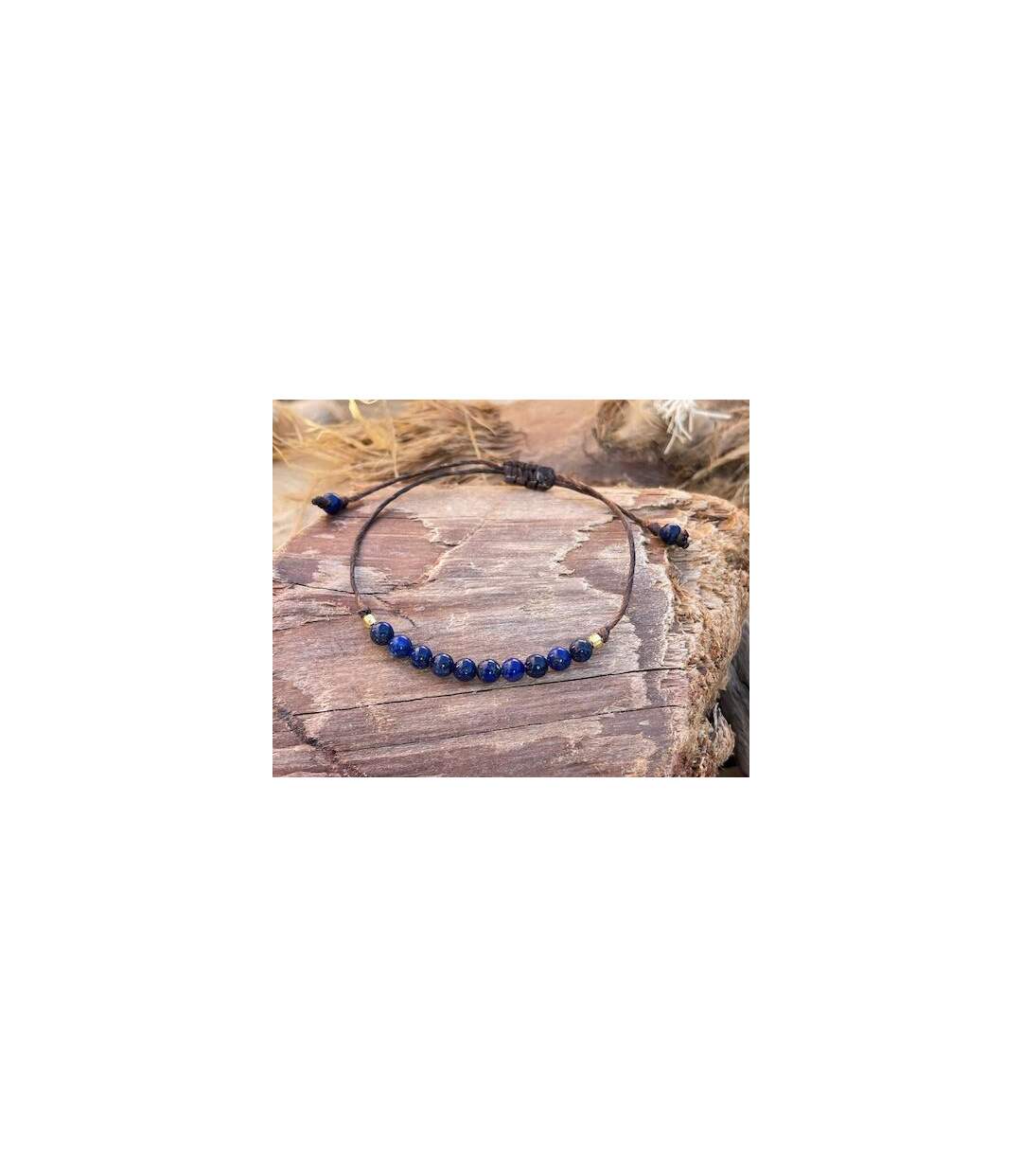 Bracelet d'amitié en Lapis lazuli-2