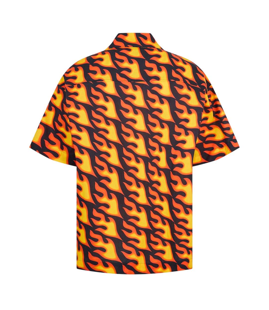 Chemise Motif/style Feu Homme Noir Jaune Hugo-3
