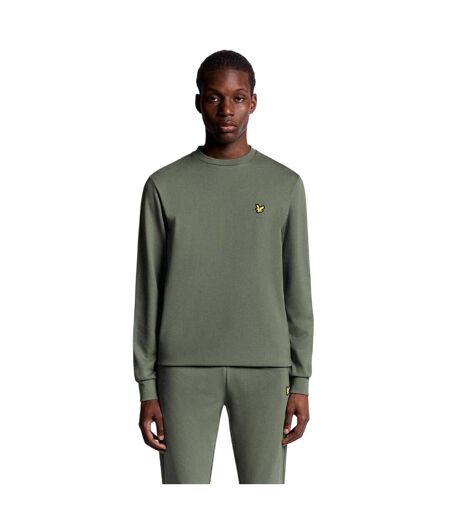Mens Lightweight Sports Sweatshirt Green Lyle & Scott