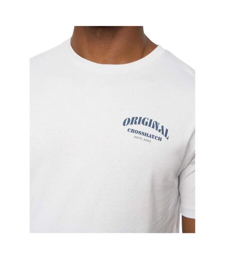 T-shirt Labstock Homme Bleu Crosshatch