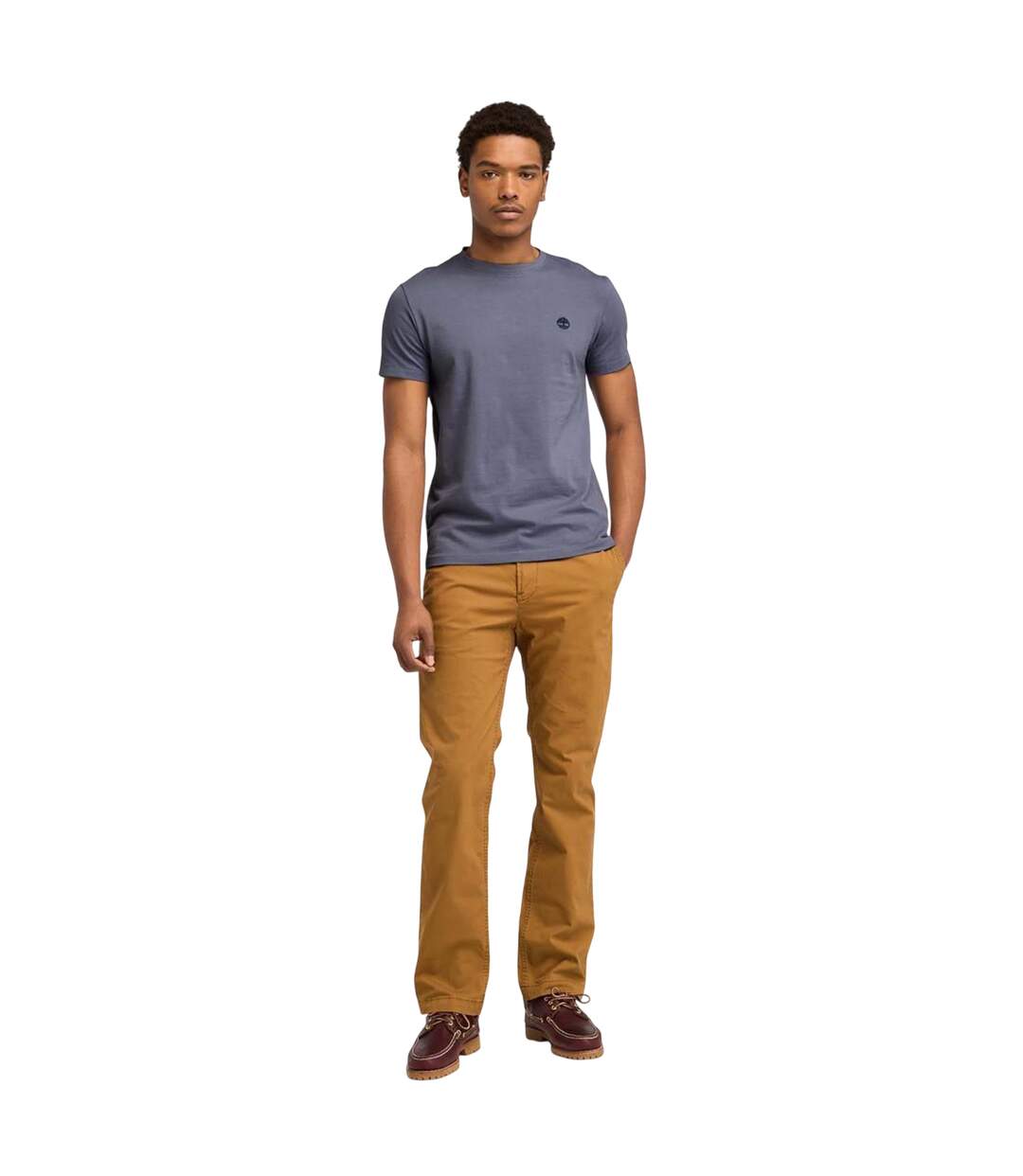 T-shirt Manches Courtes Dustan River Homme Gris Timberland-4