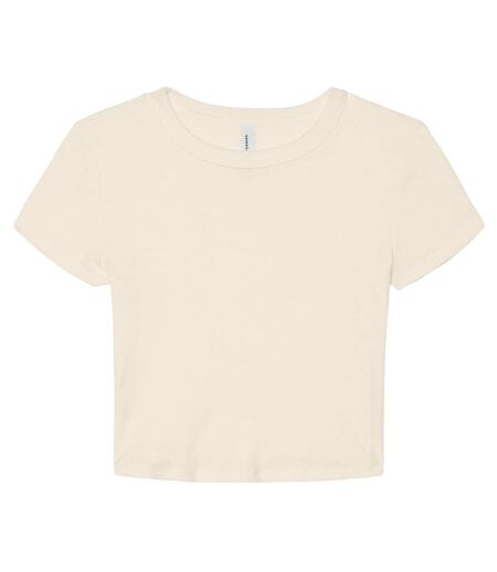 Haut court baby femme naturel uni mélange Bella + Canvas