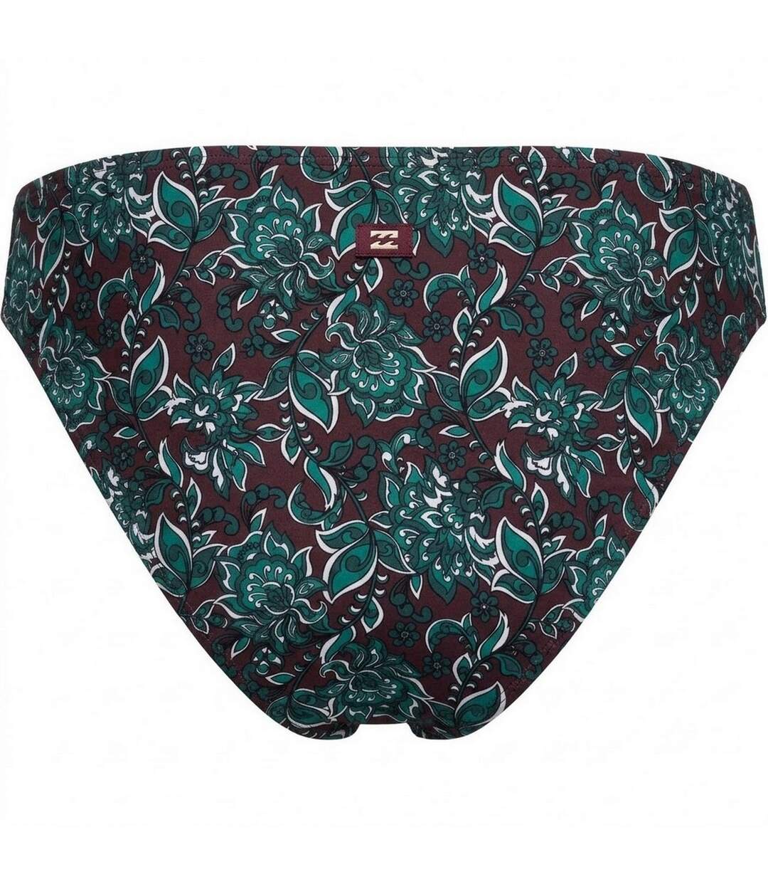 Womens/ladies Floral Bikini Bottoms Purple Panos Emporio-2