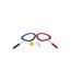 Lot de 2 Raquettes Souples 54cm Bleu & Rouge-1