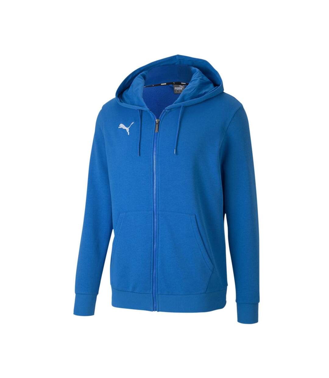 Sweat zippé bleu homme puma teamgoal - l-1