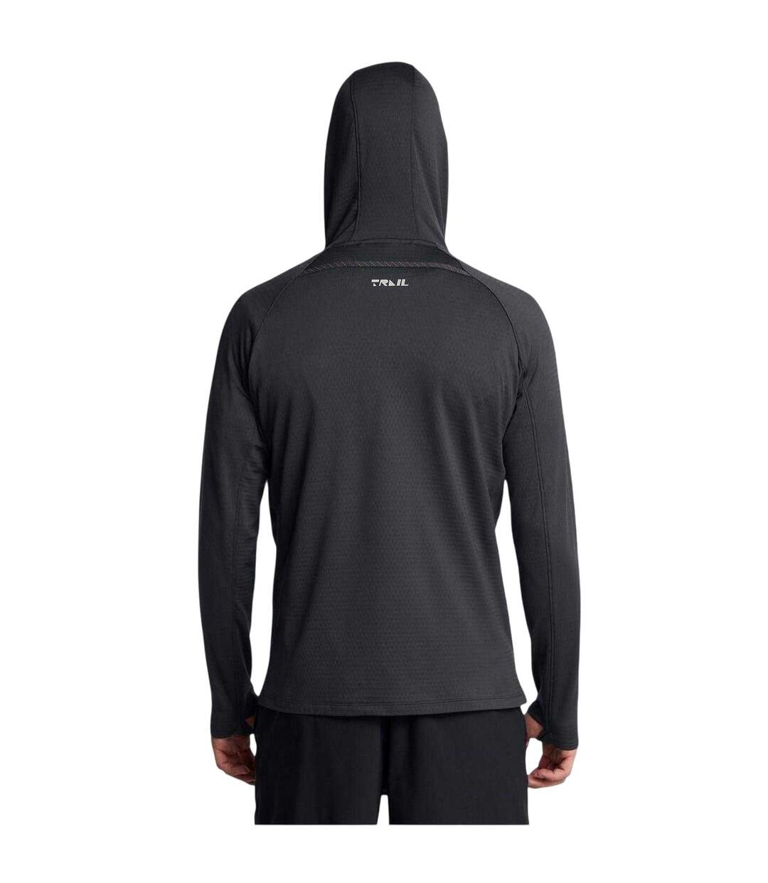 Sweat À Capuche Trail Run Homme Gris Under Armour-2