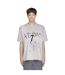 Unisex Adult 7 Logo T-shirt Grey Adidas-1
