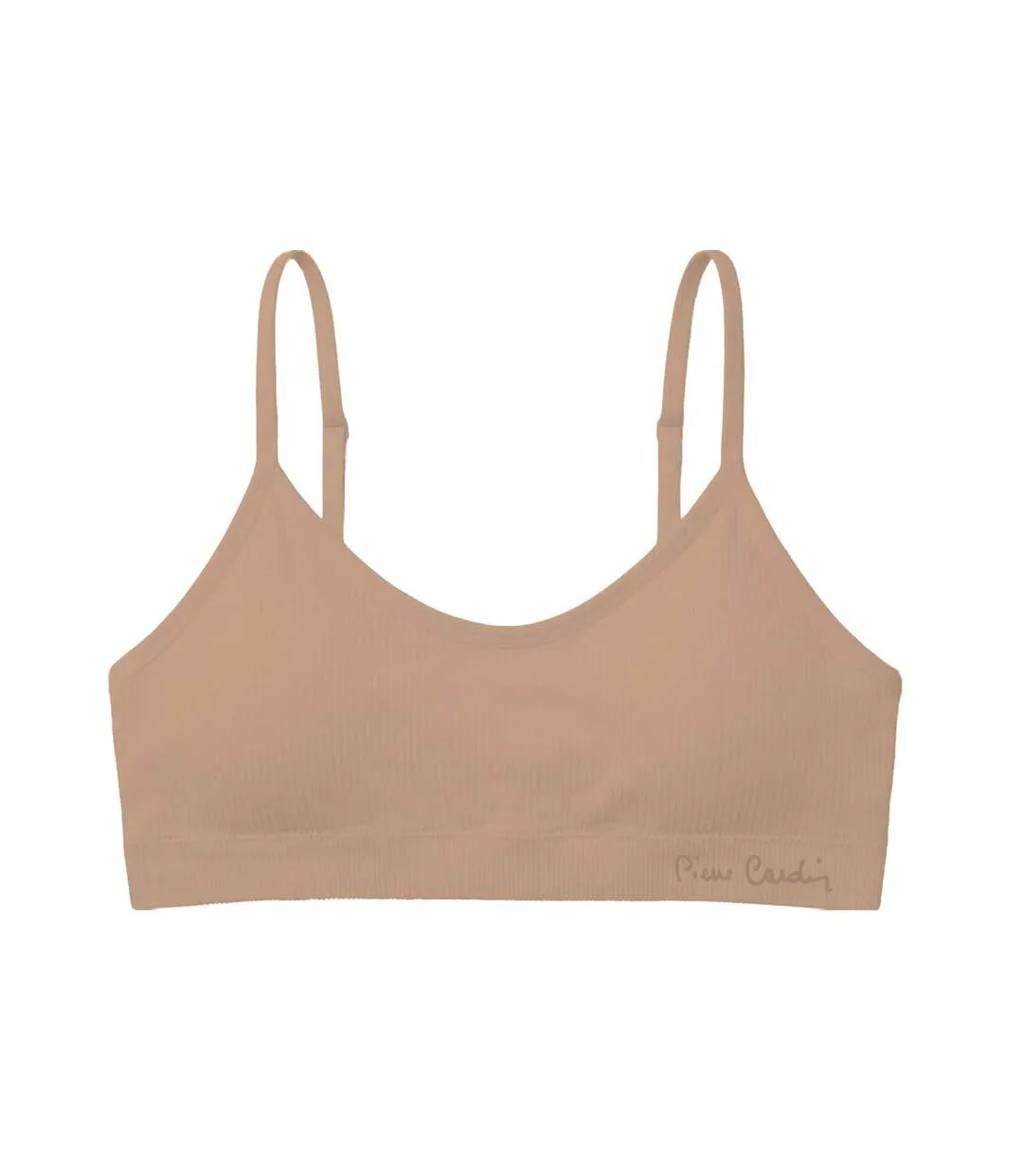 Lot de 3 brassières femme en polyamide unie modèle Fitness Pierre Cardin-4