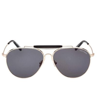 Lunettes De Soleil Raphael Homme Taille Unique Rose Doré Brillant Tom Ford