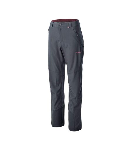 Womens/ladies lady anon pants anthracite/fig Hi-Tec