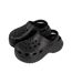 Womens/ladies Platform Clogs Black Keanu-4