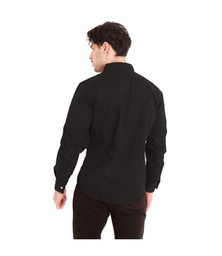 Duke Mens Western Style Denim Shirt (Black) - UTDC101