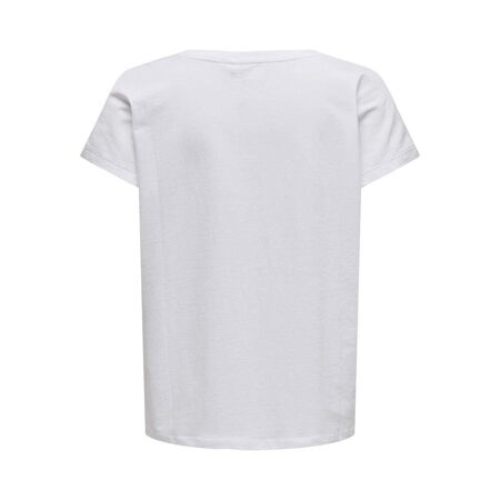 T-shirt Blanc Femme Only  Aub - L